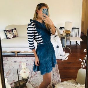 🌷ASOS blue white stripe top